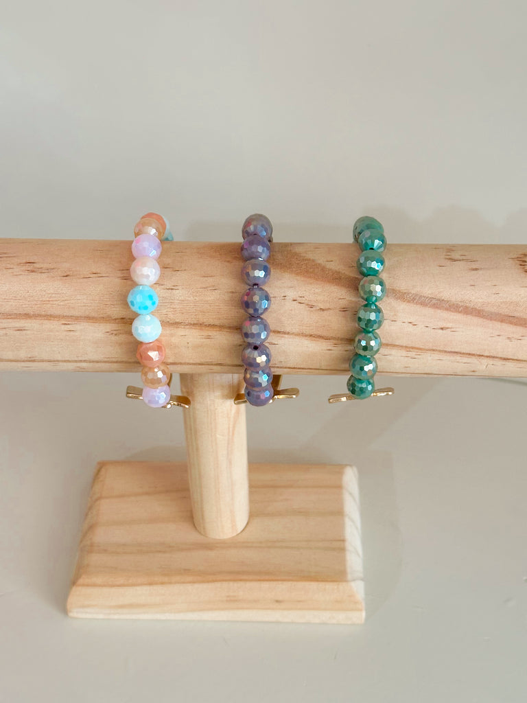 Chunky Cross Beaded Bracelets-Carolyn Jane's Jewelry