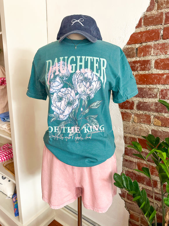 Daughter Of The King Floral T-Shirt-tshirt-Carolyn Jane's Jewelry