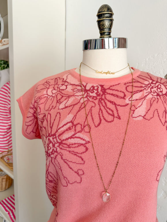 In Bloom Floral Knit Top-Carolyn Jane's Jewelry