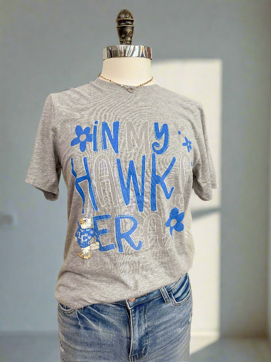 In My Hawks Era T-Shirt - Grey-T-Shirt-Carolyn Jane's Jewelry