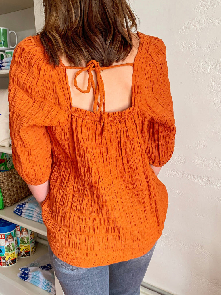 Amber Textured Top-Top-Carolyn Jane's Jewelry
