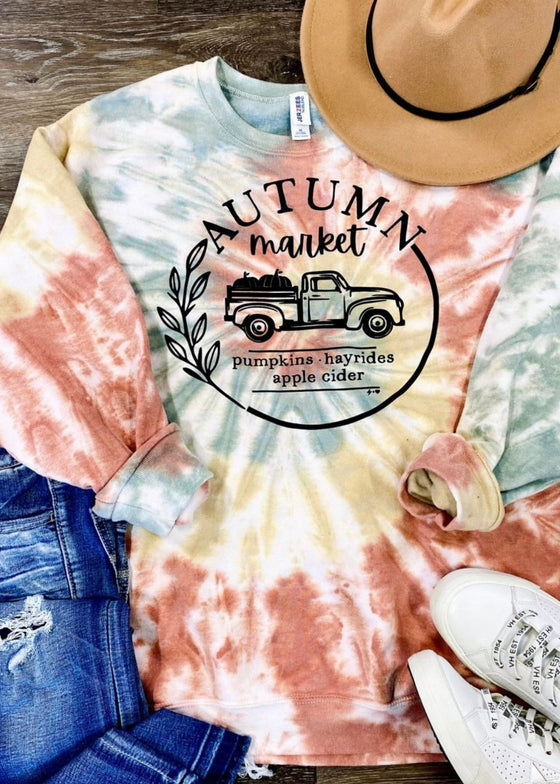 Autumn Market Fall Sweatshirt-Sweatshsirt-Carolyn Jane's Jewelry