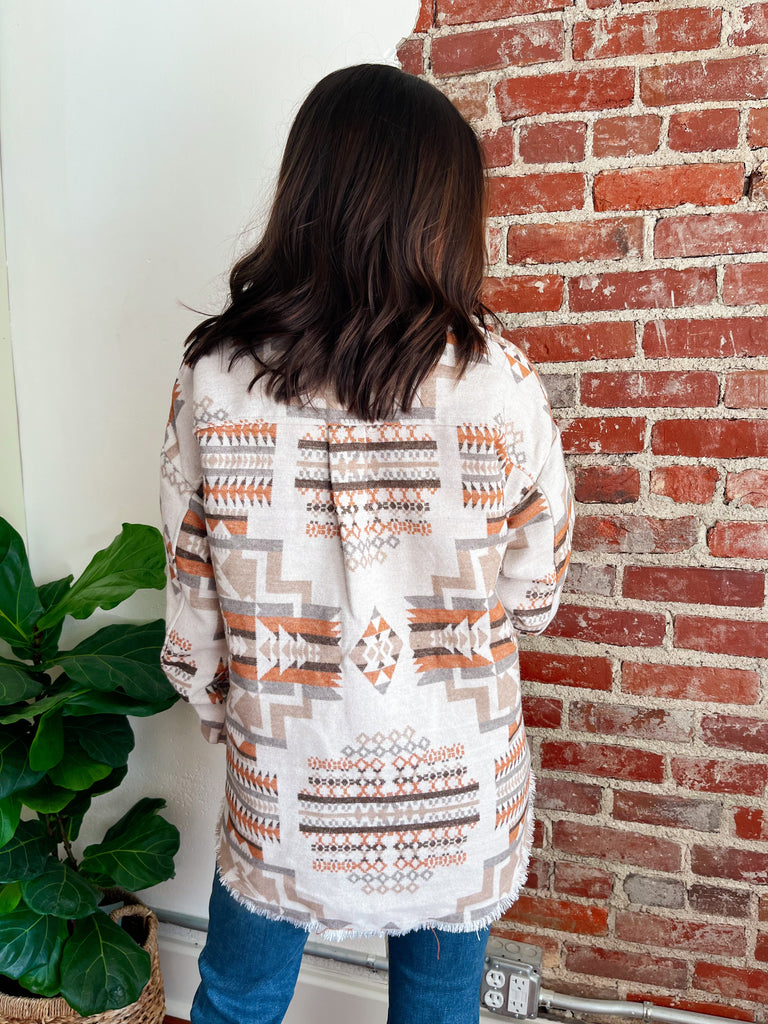 Aztech Western Shacket Shirt Jacket-Outerwear / Shacket-Carolyn Jane's Jewelry