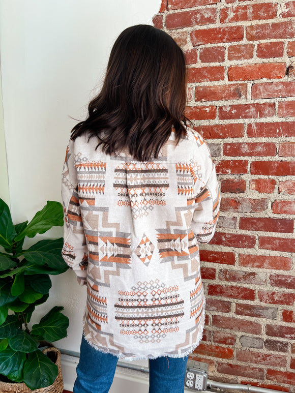 Aztech Western Shacket Shirt Jacket-Outerwear / Shacket-Carolyn Jane's Jewelry