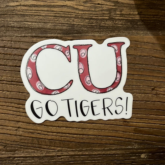 Campbellsville University Sticker-Vinyl Sticker-Carolyn Jane's Jewelry