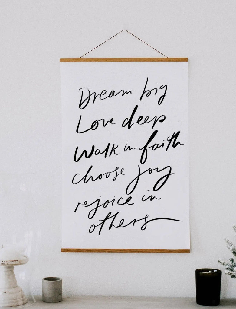 Dream Big Wall Art - 24x36-Artwork-Carolyn Jane's Jewelry