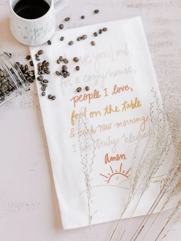 Thank you Lord Tea Towel-tea towel-Carolyn Jane's Jewelry