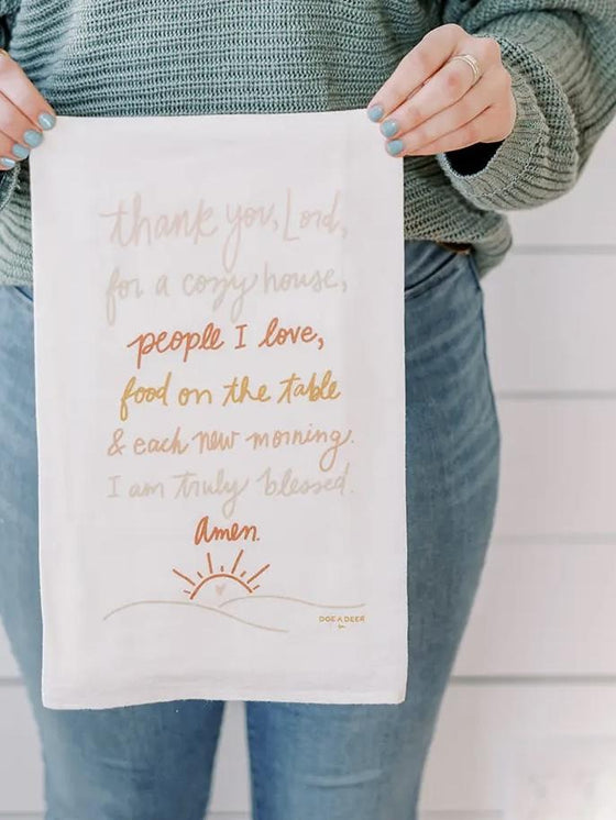 Thank you Lord Tea Towel-tea towel-Carolyn Jane's Jewelry